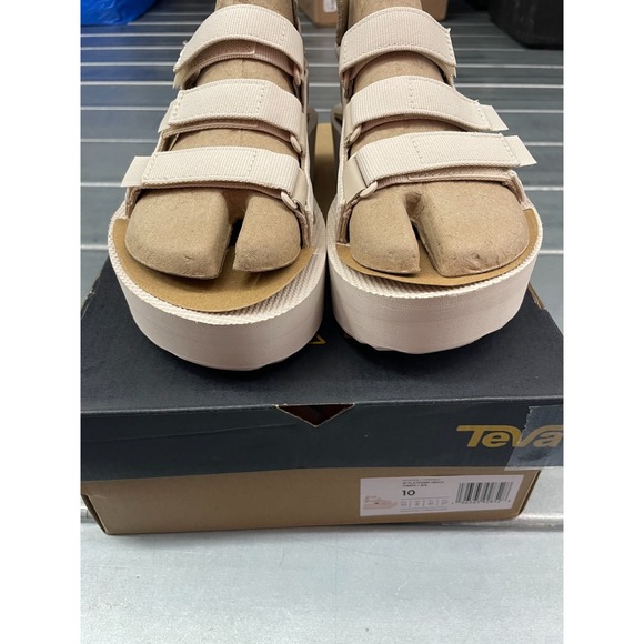 Teva Flatform Mevia‎ Sandals Womens 10 Birch Gladiator Platform - Picture 3 of 9